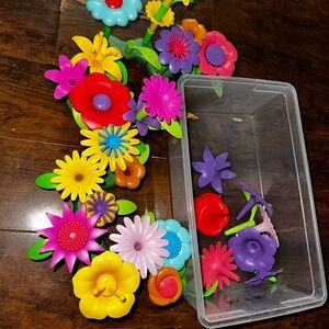 Colorful Flower Building Set for Kids